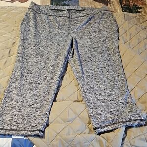 Active USA Heathered Black Lounge Pants